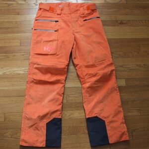 Helly Hansen Garibaldi 2.0 Ski & Snowboard Pants Bright Orange Corduroy